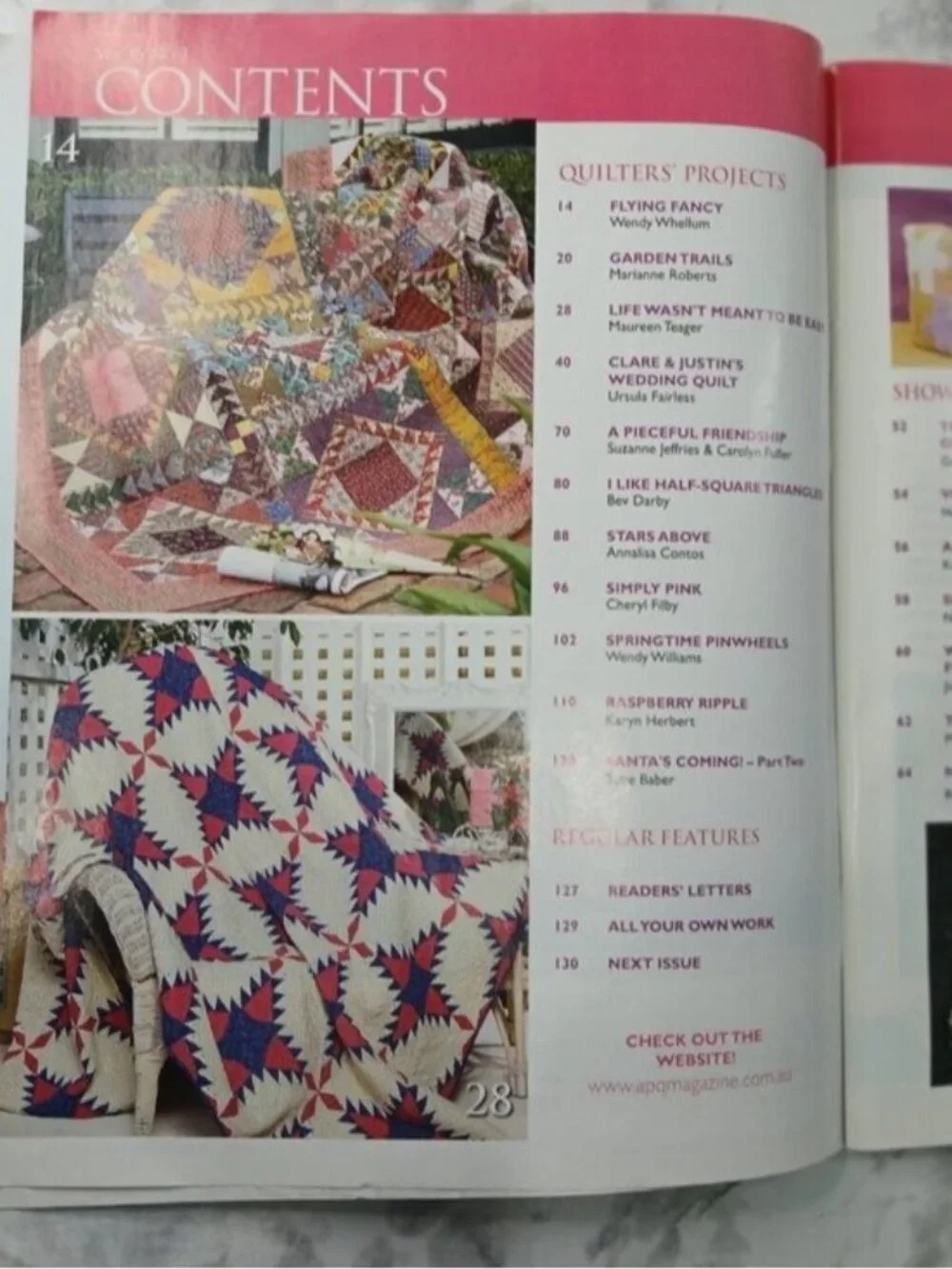 Australian Patchwork & Quilting – Showcase GalleryVol. 16 No. 3 Collector’s Ed.